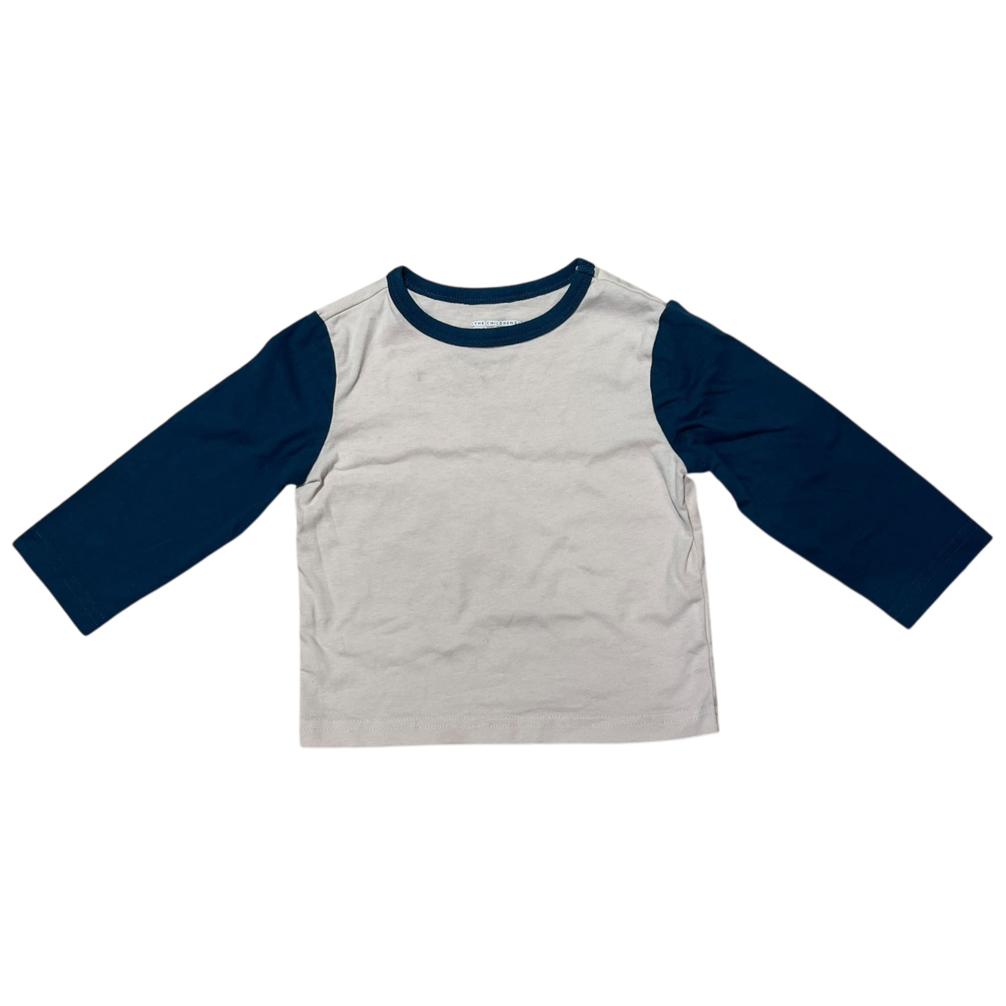 Boys the children’s place white with blue T- shirts size 9 mth