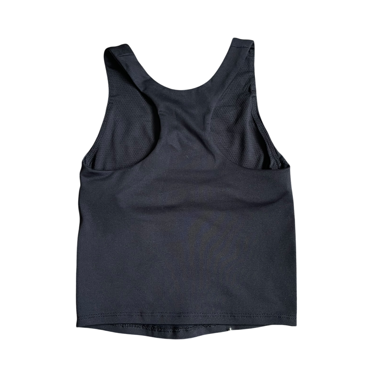 Girls athletic work black T-shirt size 6