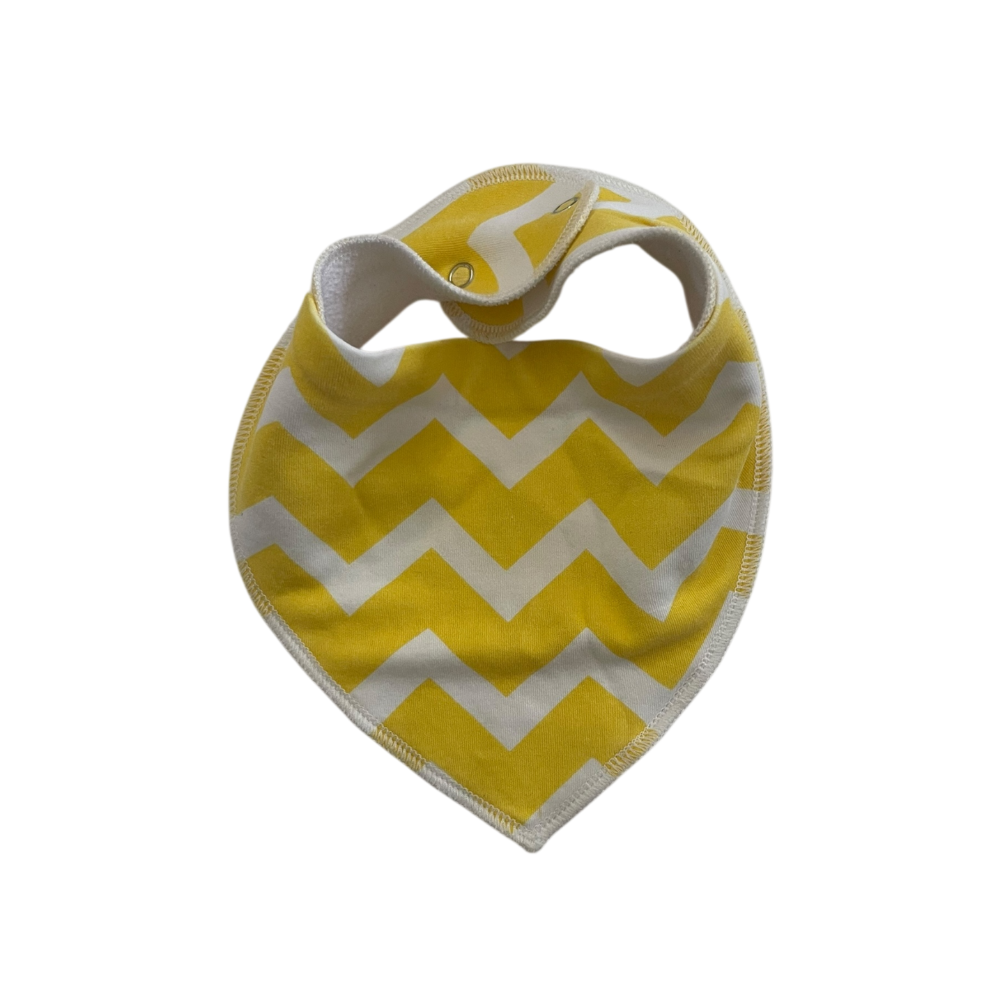 Yellow and white Bib for 0-18 months baby