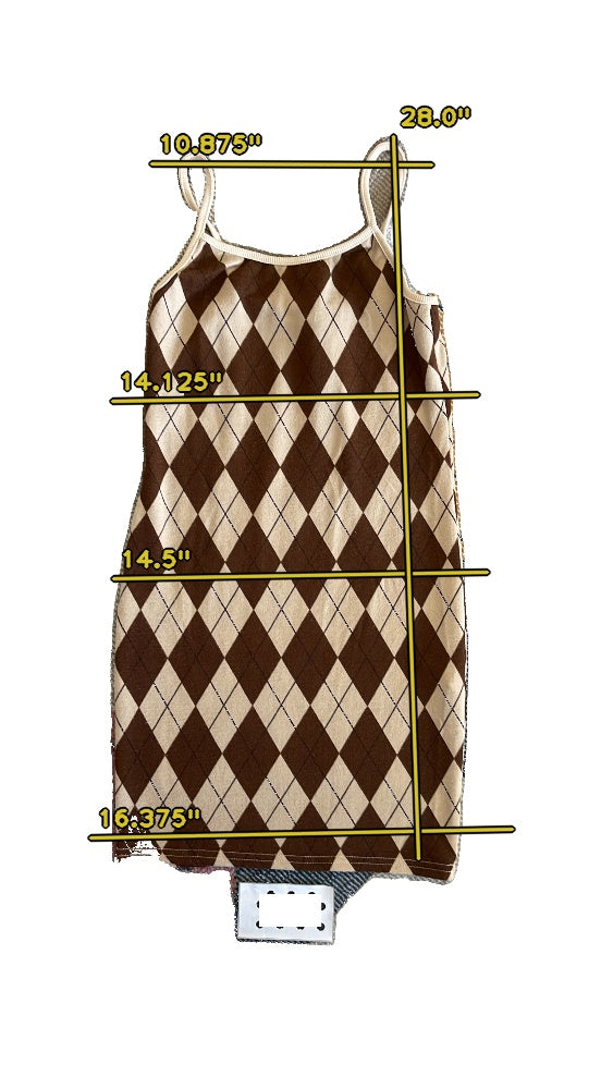 Brown dress from SHEIN