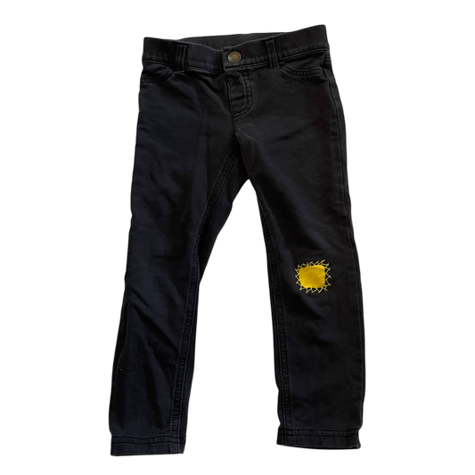 Boys carter’s black Repair pants size 4