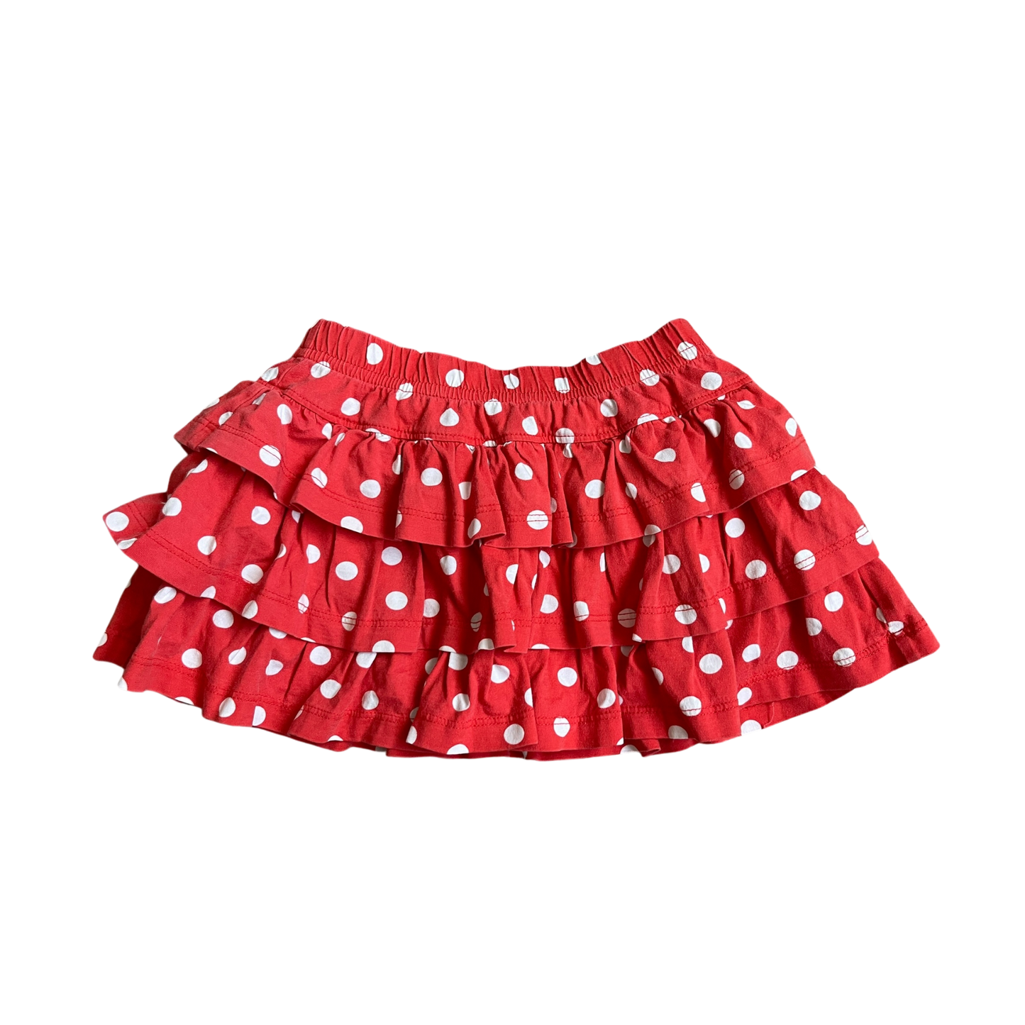 Girls hanna Andersson red and white Skirt size 5