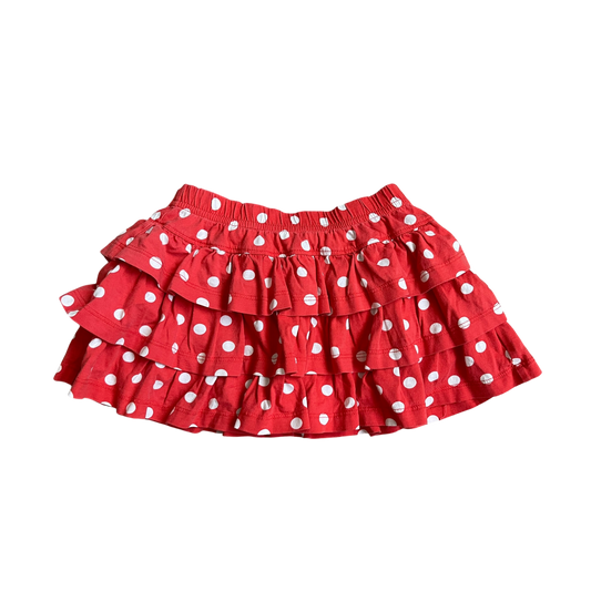 Girls hanna Andersson red and white Skirt size 5