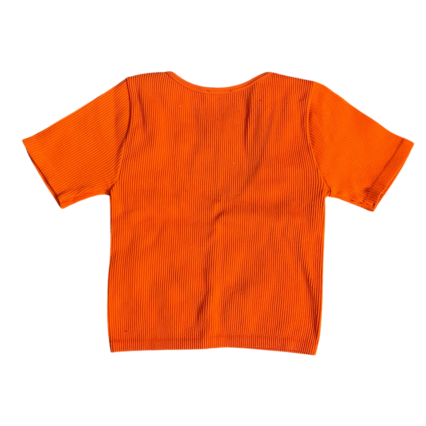 Girls zara orange T-shirt size 2