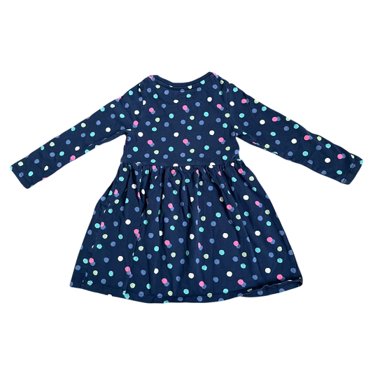 Girls M&S navy Dress size 2