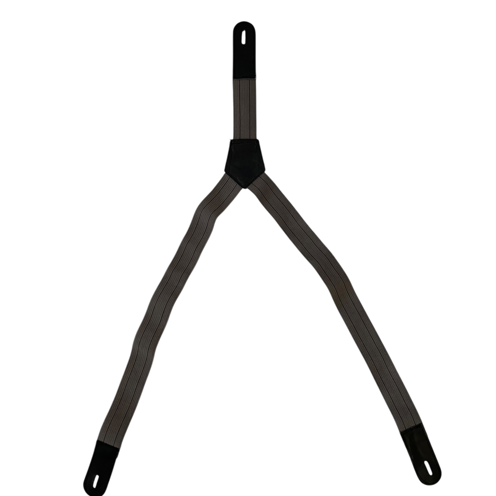 Boys overall's gray with black Overalls elastic size 6 mth