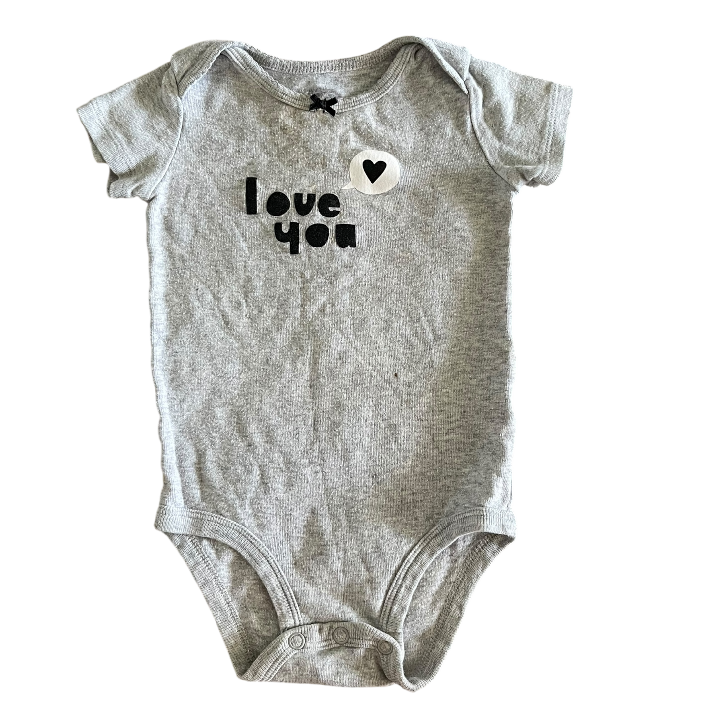 Girls Carter's gray Romper size 9 mth