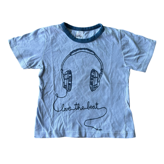 Boys bozer blue T-shirt size 4