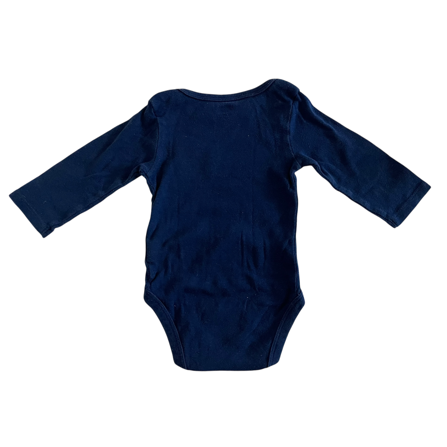 Boys cloud island navy Baby bodysuit size 6 mth