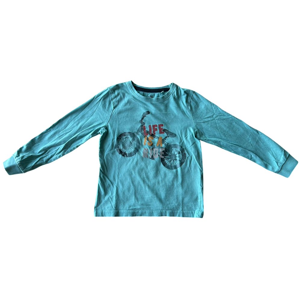 Boys Lupilu blue T-shirt size 4