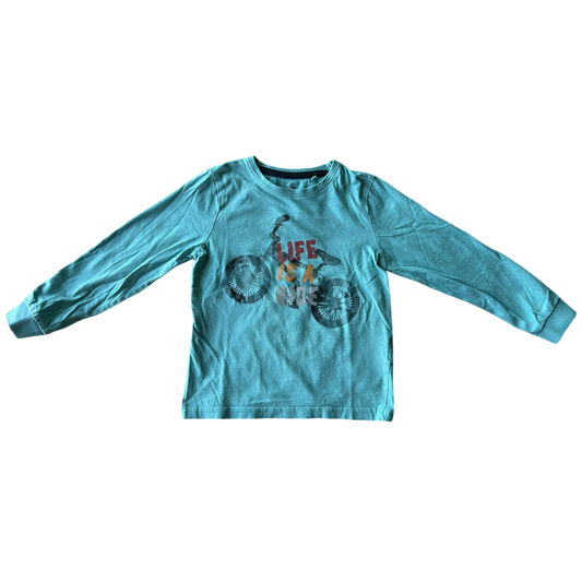 Boys Lupilu blue T-shirt size 4