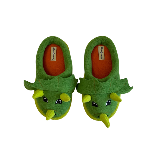 Girl Green Dearfoams Sleepers