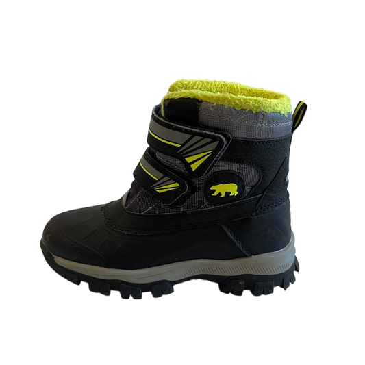 Boys  black and light green Lupilu Boots size 12.5