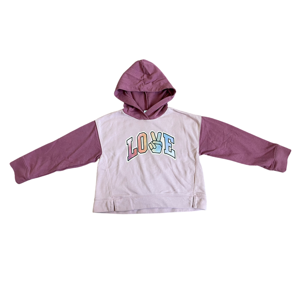 Boys old navy pink with purple Sweatshirt size 8