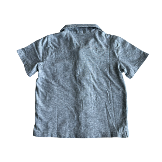 Boys easy peasy gray T-shirt size 3