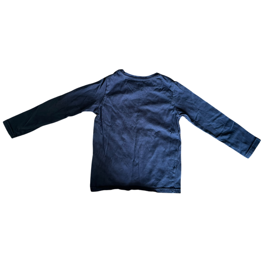 Boys Okaïdi navy T-shirt size 5