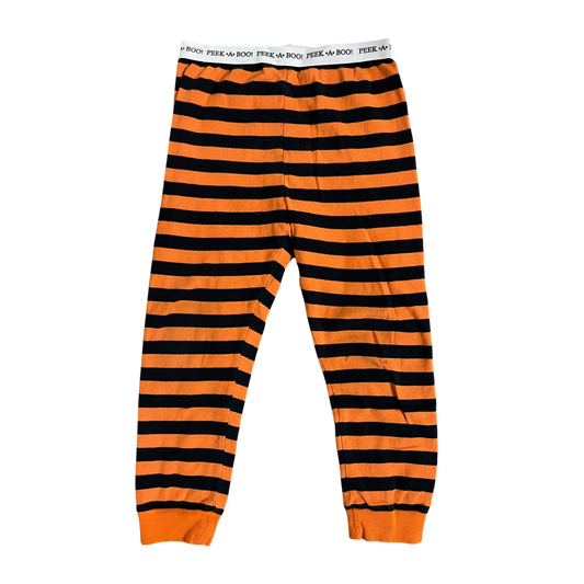 Boys peek A boo orange and black Bottom size 4