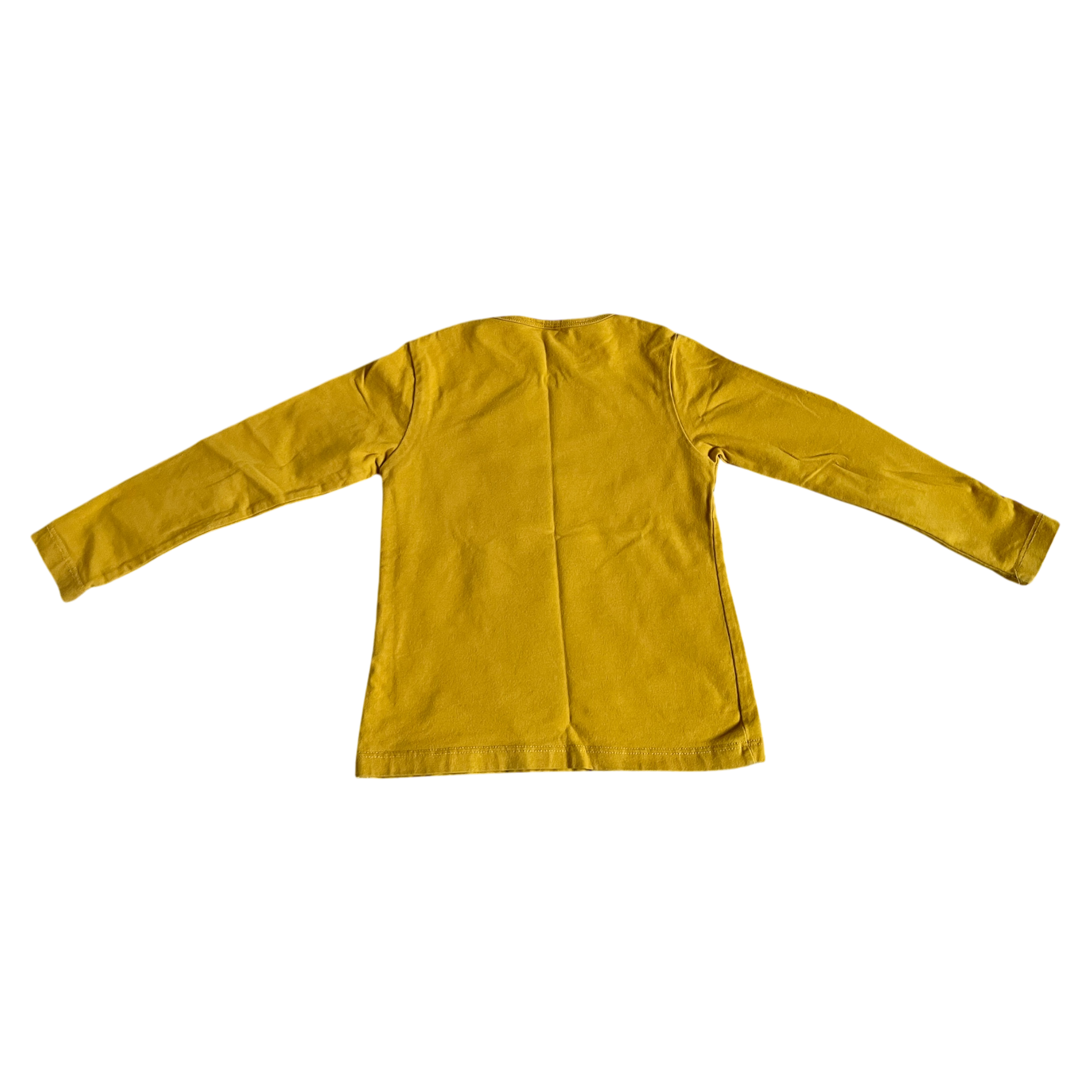 Boys basic girl yellow T-shirt size 4