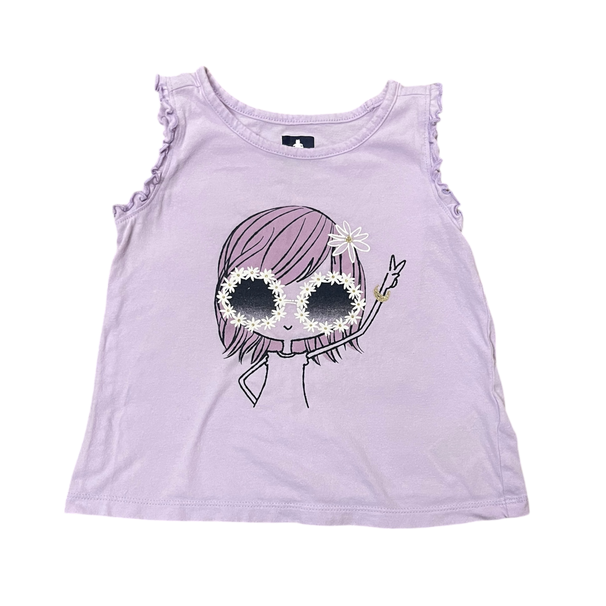 Girls gap purple T-shirt size 4