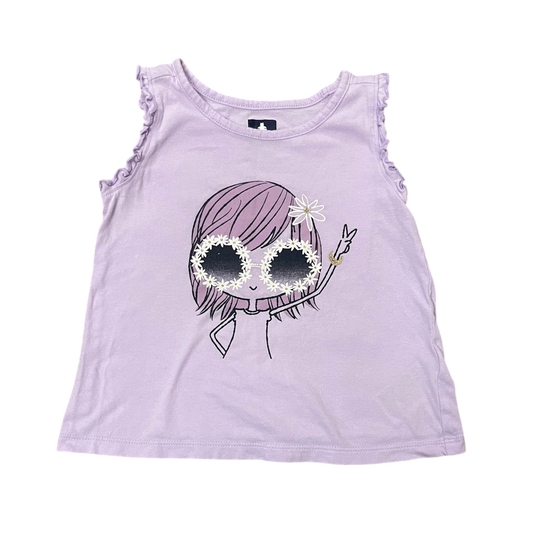 Girls gap purple T-shirt size 4