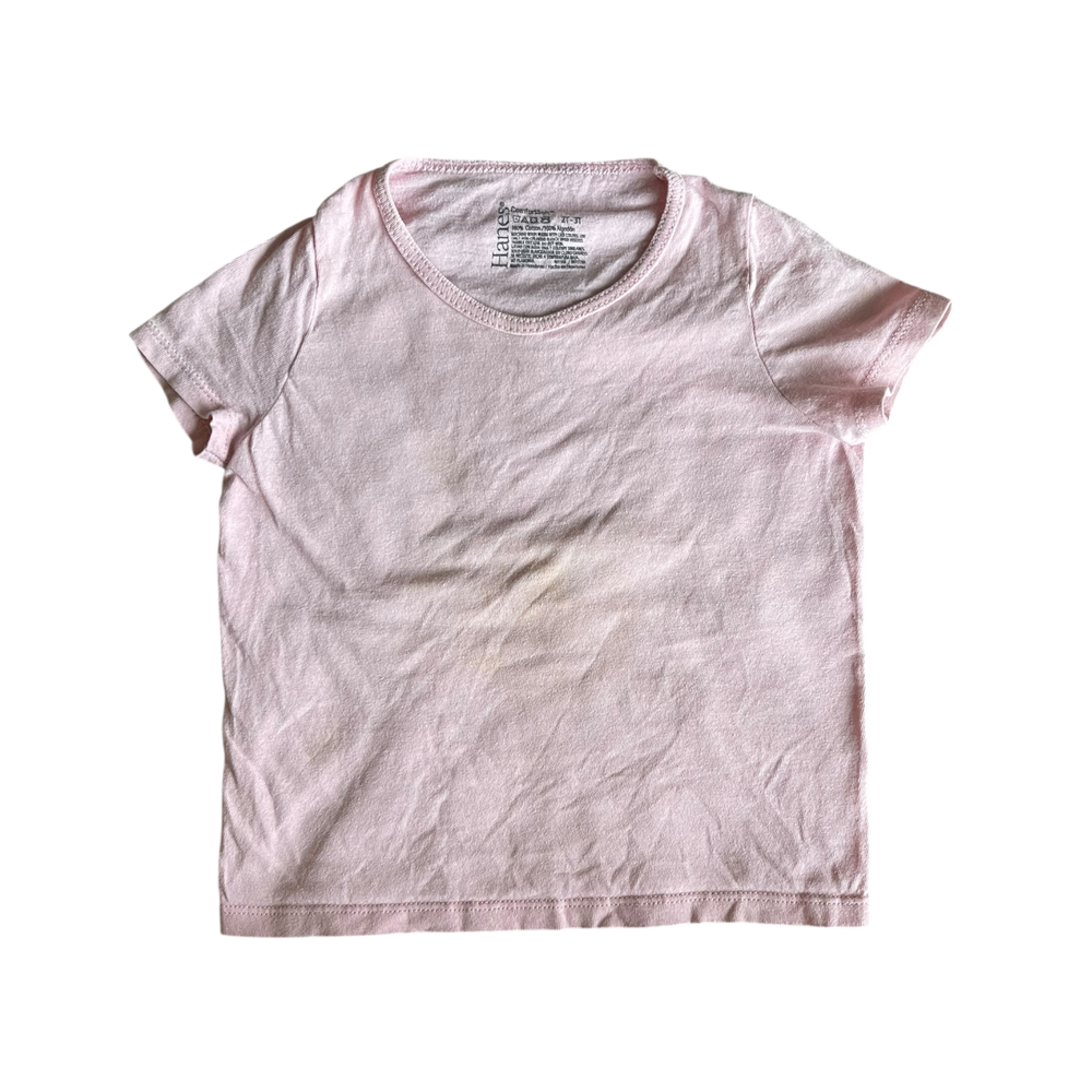 Girls Hanes pink T-shirt pink size 2