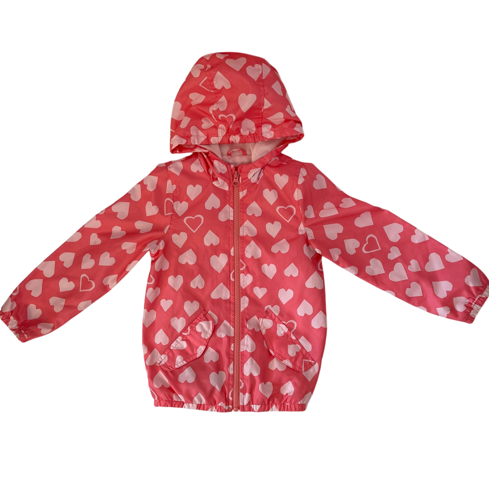 Girls carter’s pink Rain Jacket size 5