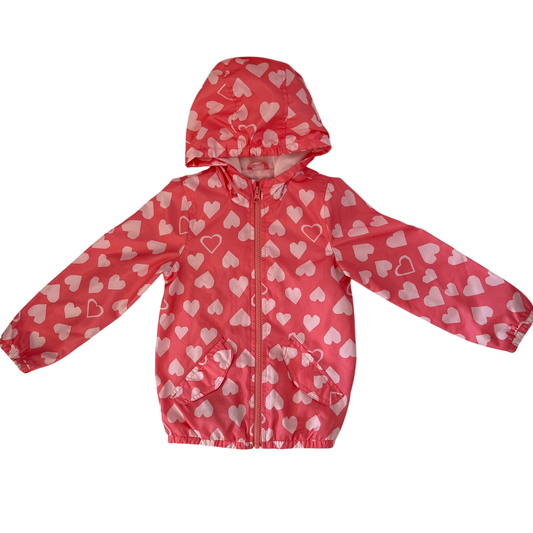Girls carter’s pink Rain Jacket size 5
