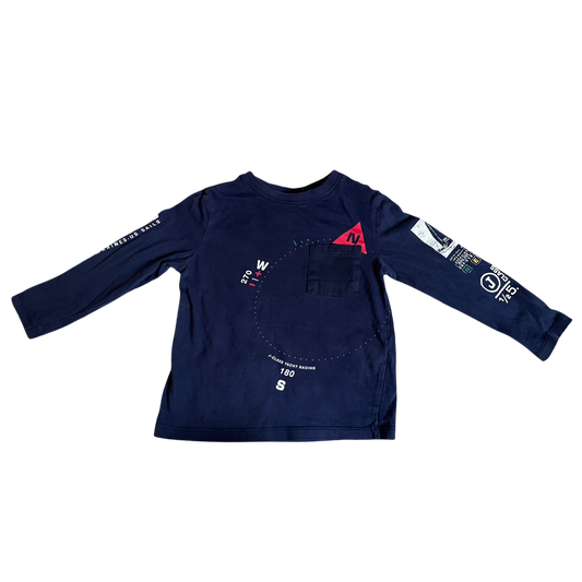 Boys original marine navy T-shirt size 4