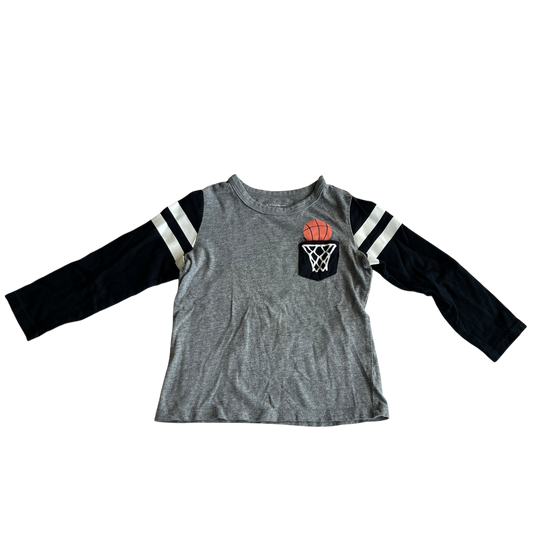 Boys first impressions gray and black T-shirt size 3