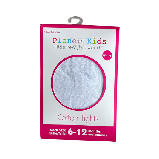 Girls planet kids white Sock size 6 mth