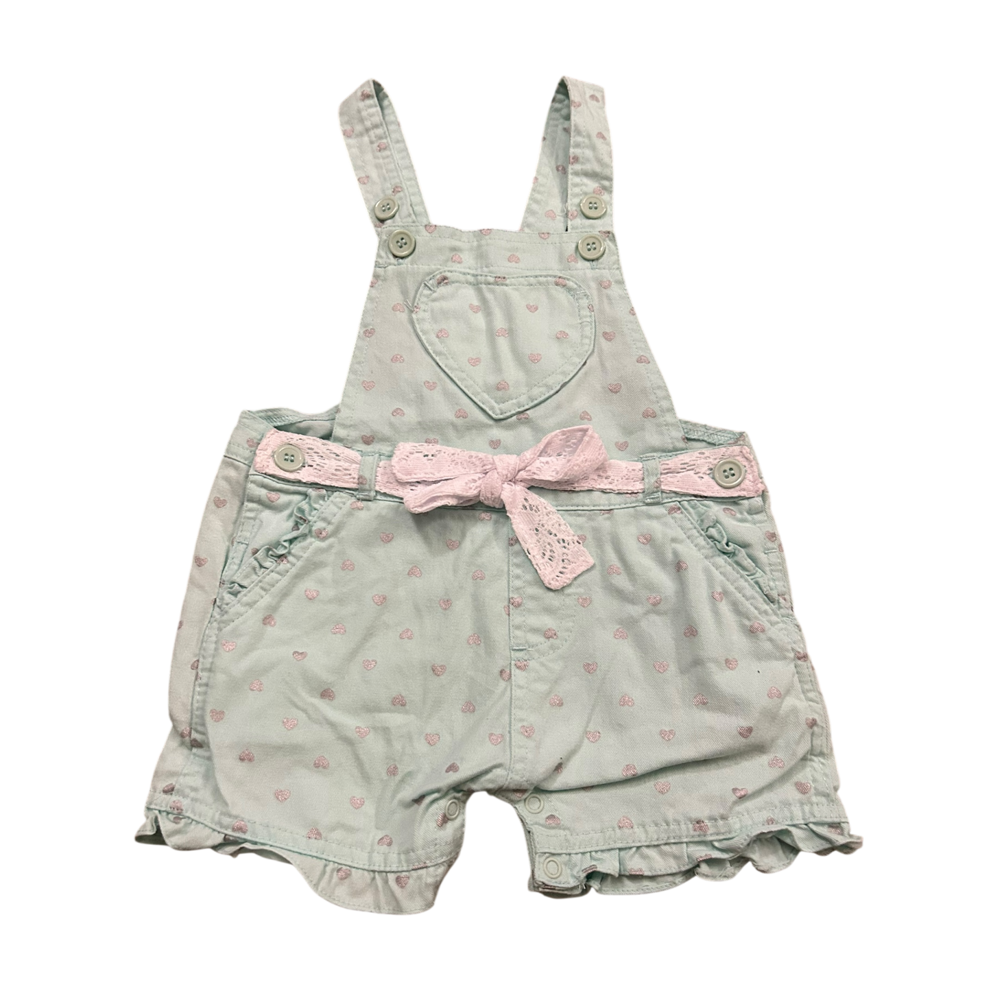 Girls teal Romper size 4