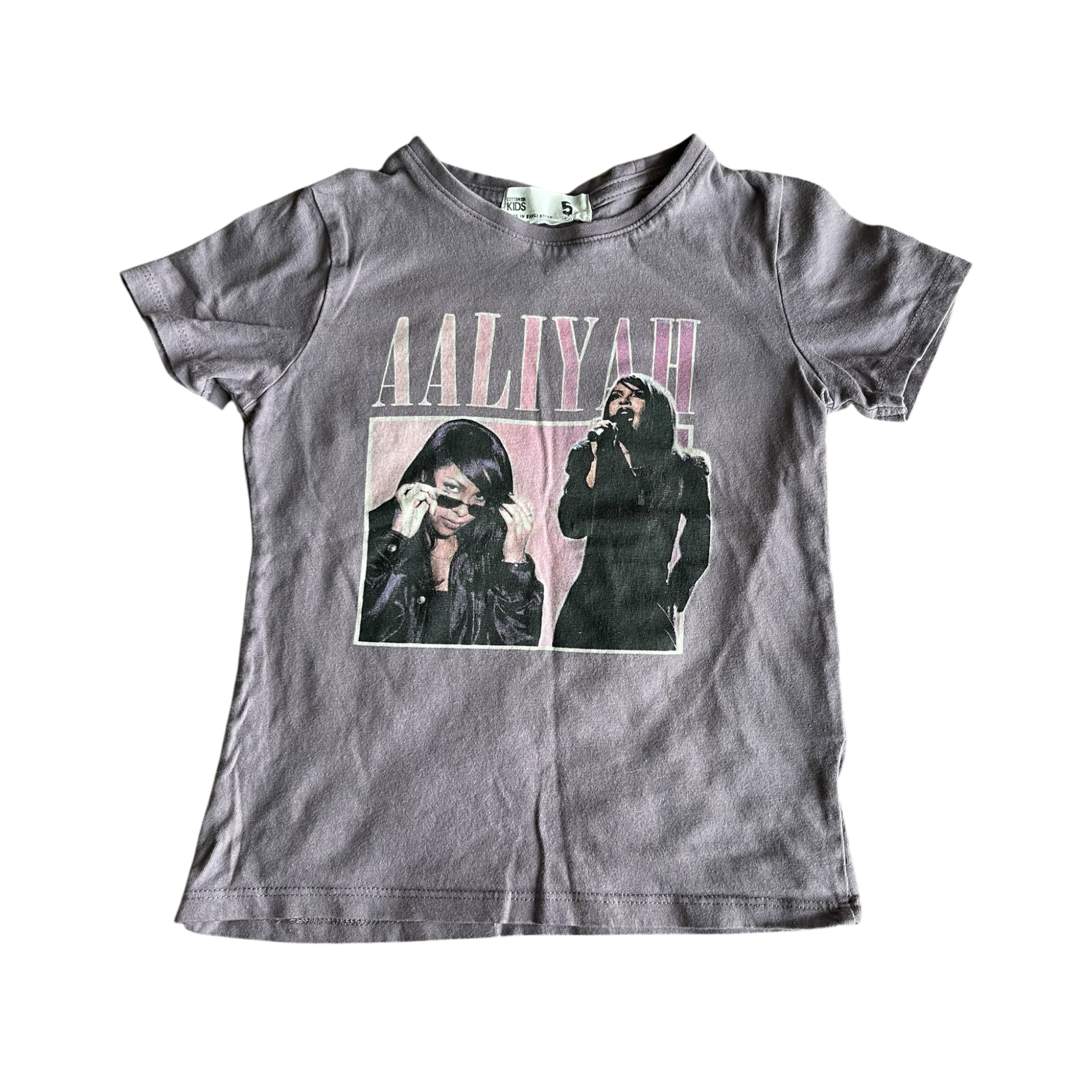 Girls cotton on kids purple T-shirt size 5