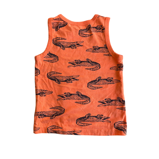Boys carter’s orange and navy T-shirt size 3