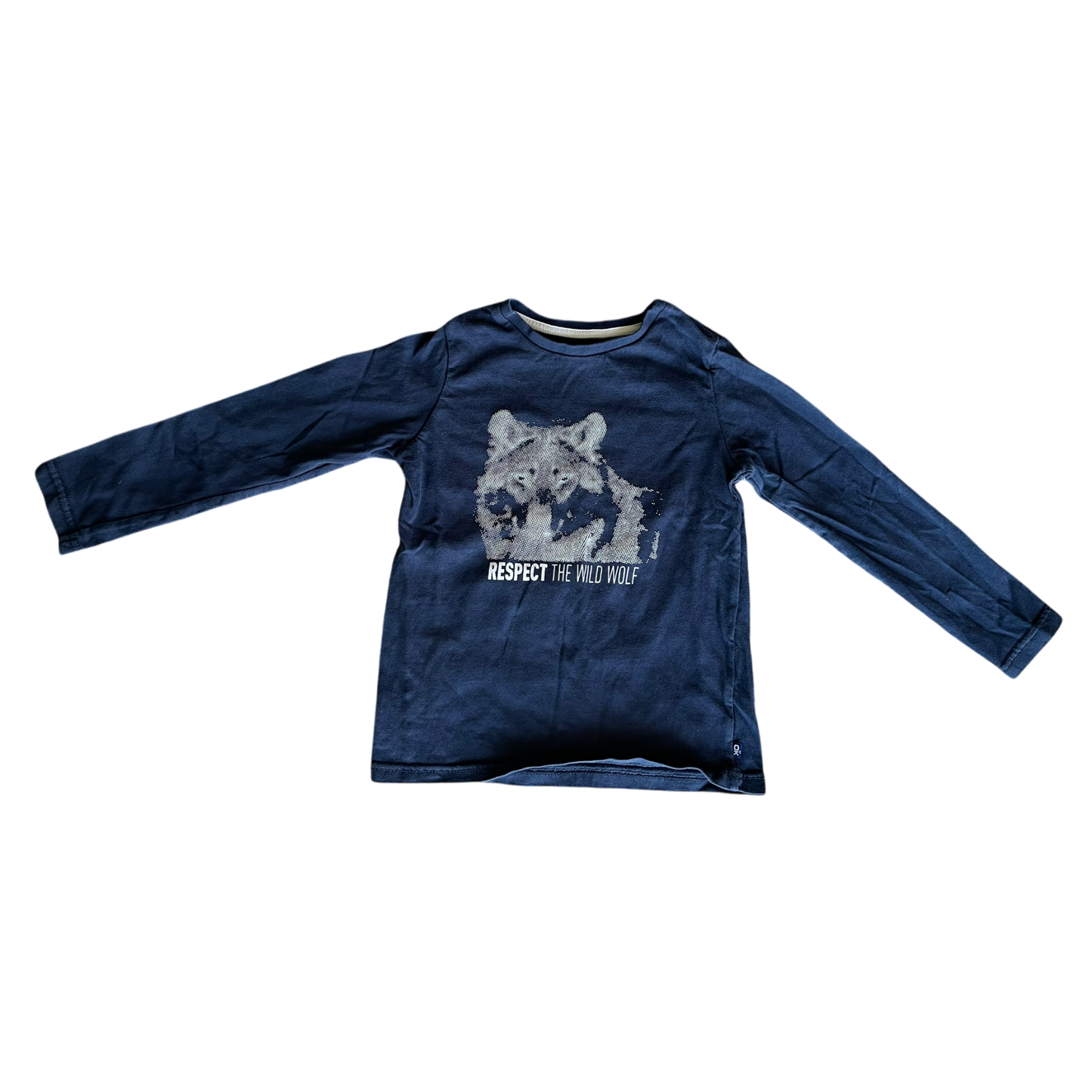 Boys Okaïdi navy T-shirt size 5