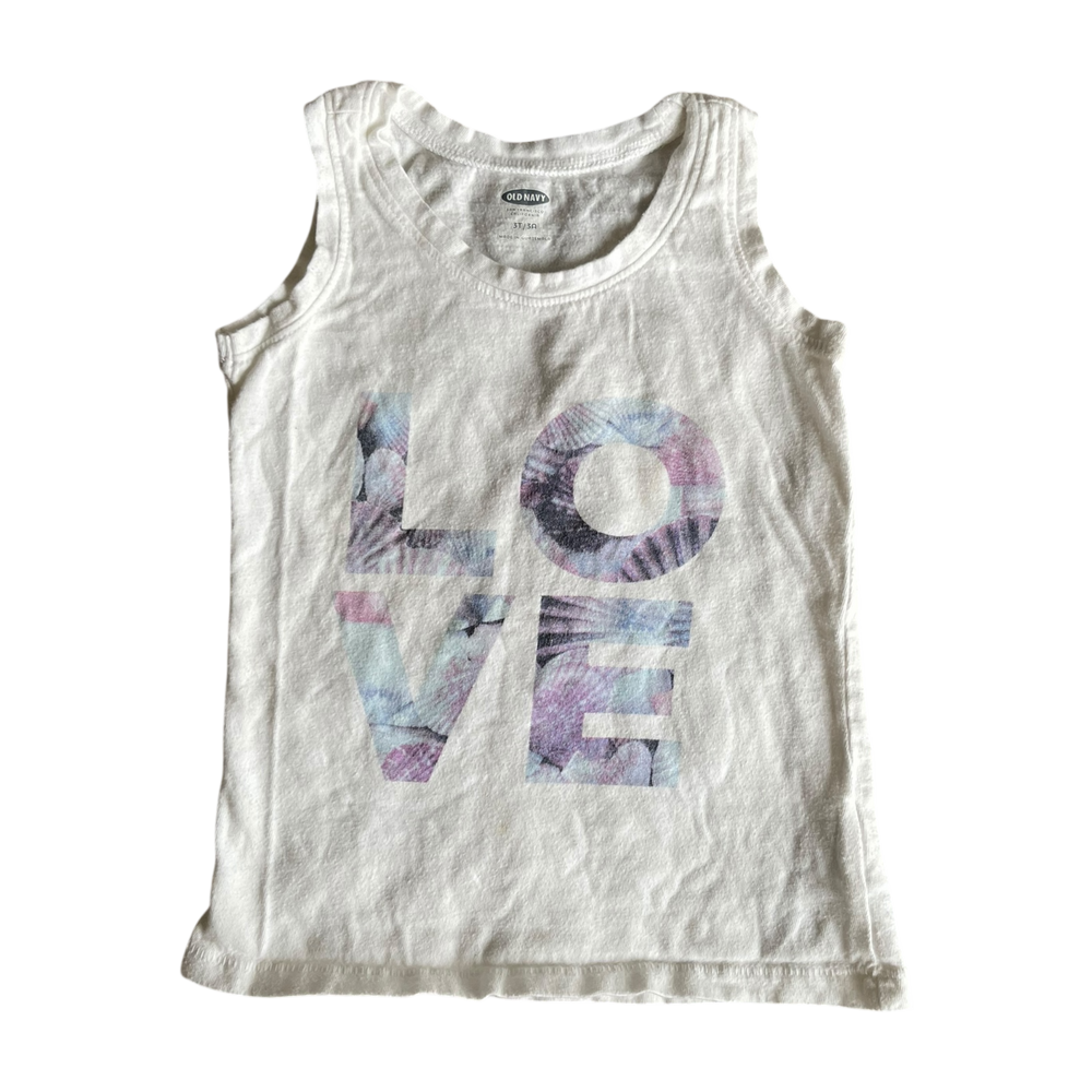 Girls Old Navy White T-shirt size 3