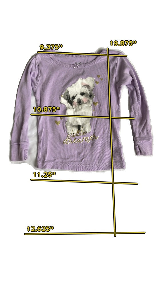 Girls carter’s purple T-shirt size 2