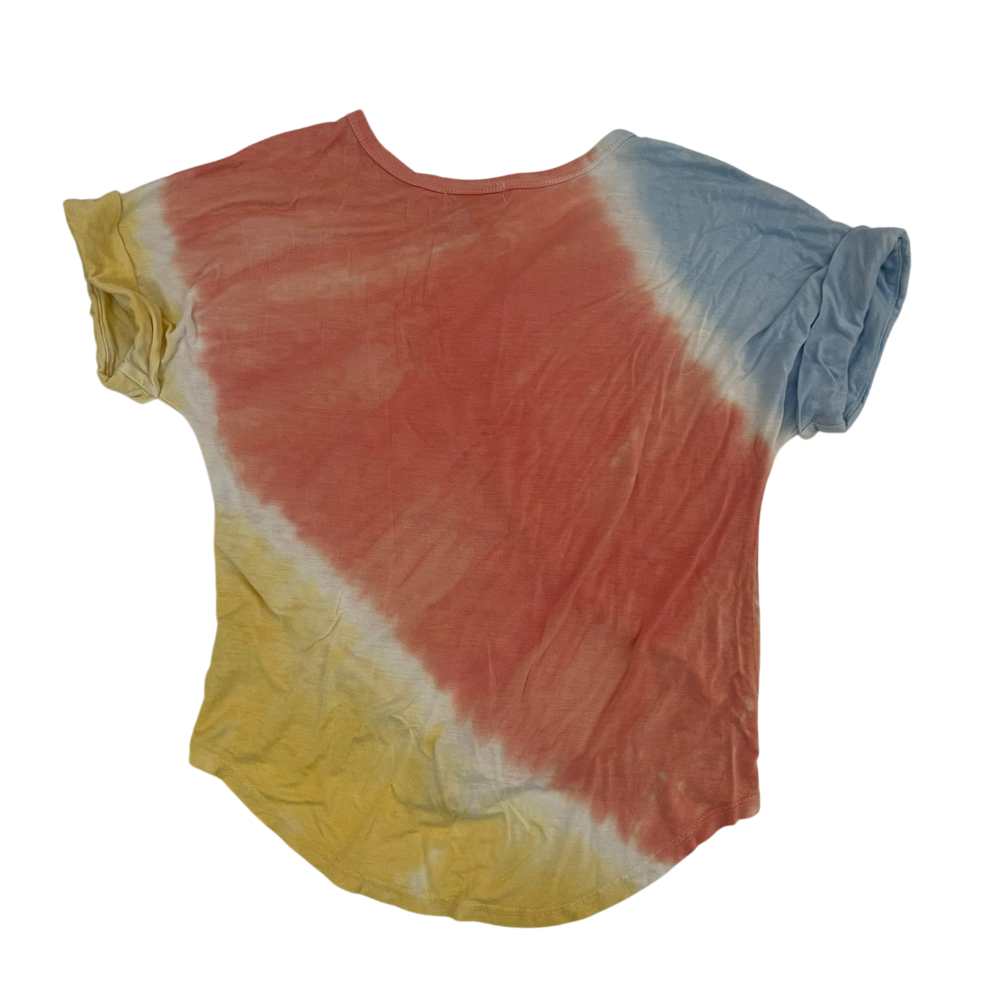 Girl Speechless T-shirt, yellow, pink and blue