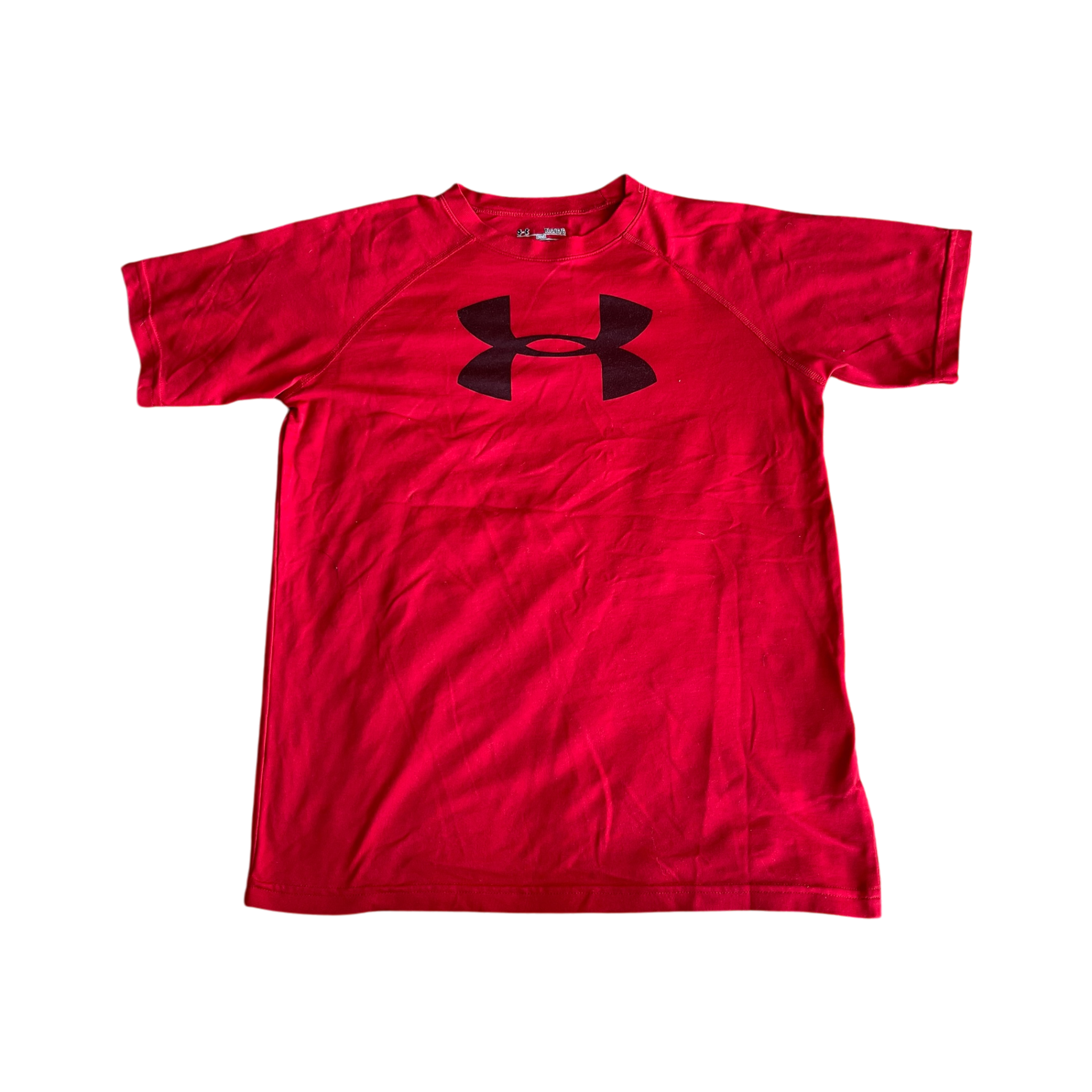 Boys under armour red T-shirt size 10