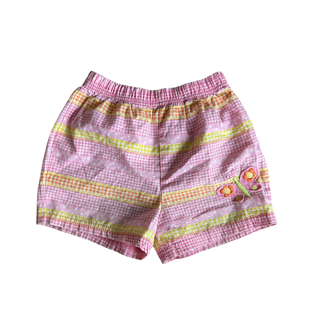 Girls okie dokie pink yellow Short size 3