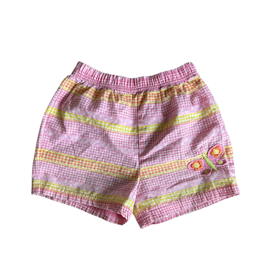 Girls okie dokie pink yellow Short size 3