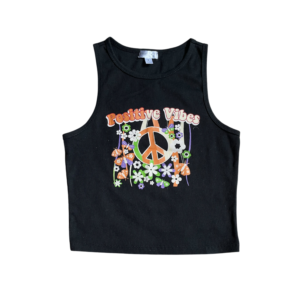 Girls oranoe kiss black T-shirt size 6