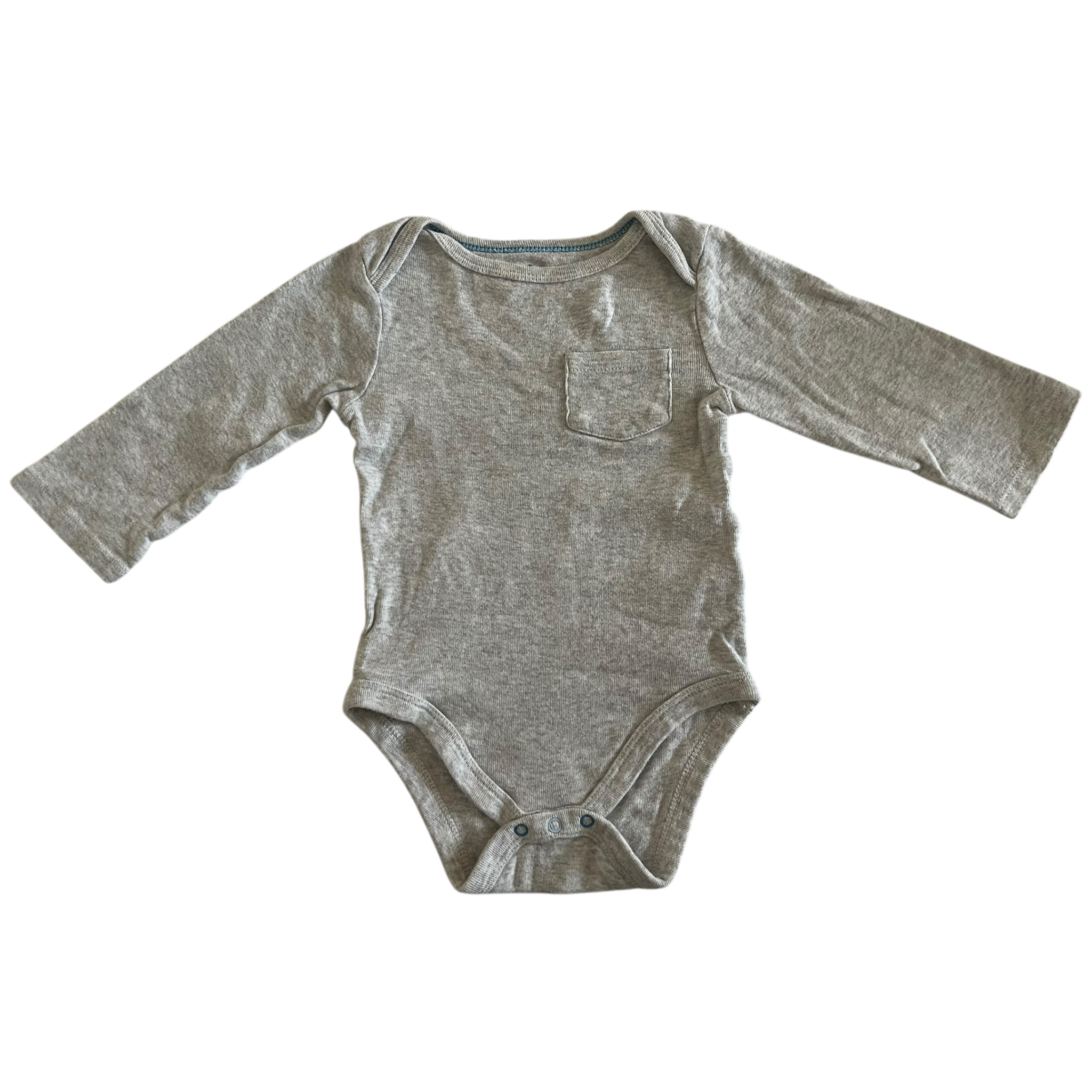 Boys cloud island gray Baby bodysuit size 6 mth