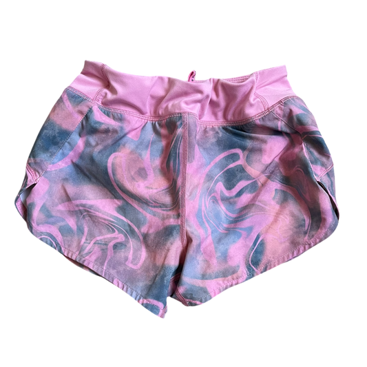 Girls Athleta girl pink with gray Short size 7