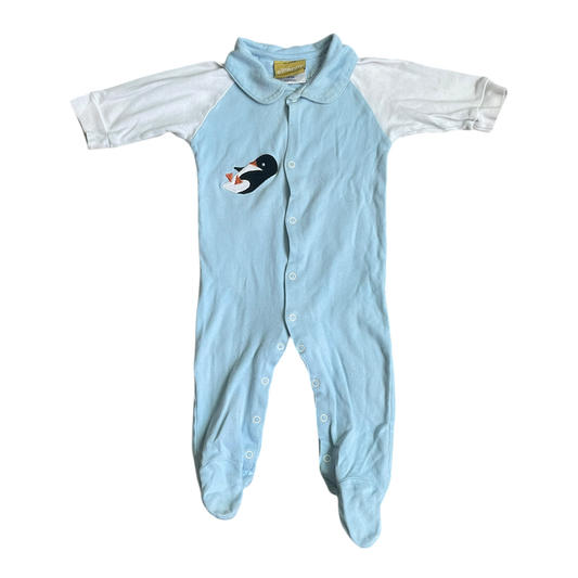 Unisex eleanor blue and white Baby suit size 9 mth