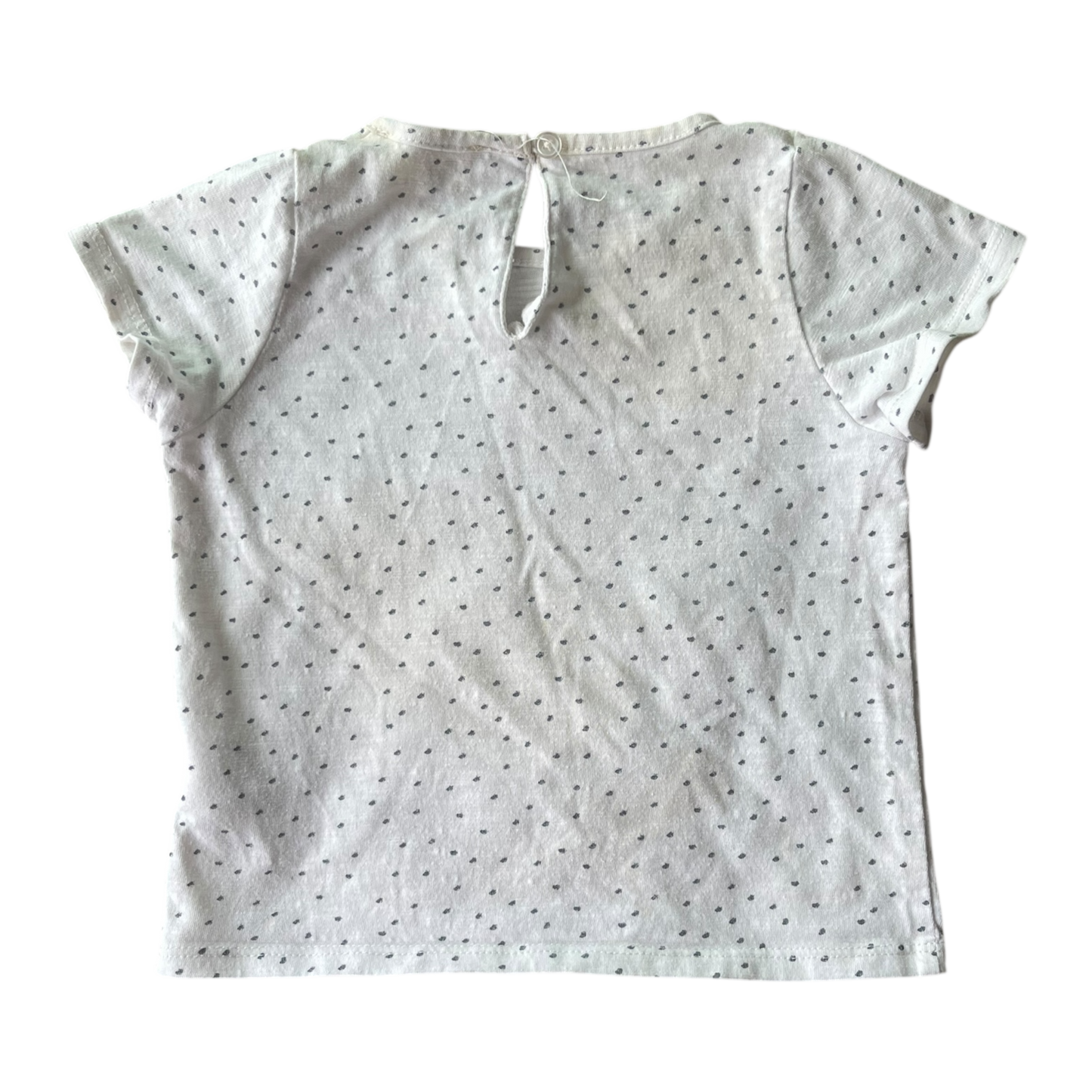 girl Gassica sinoor white and black T-shirt size 3