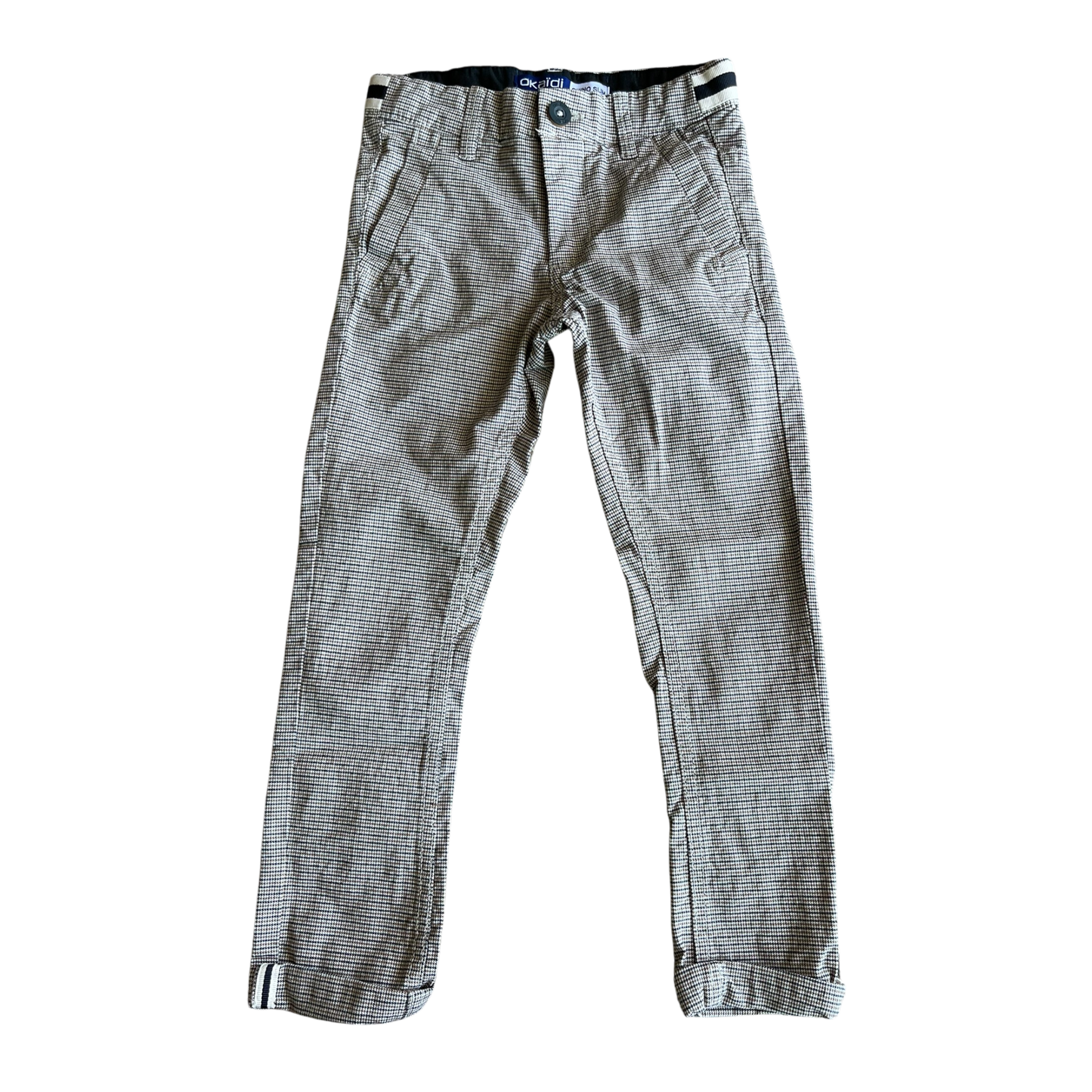 Boys Okaïdi black white brown Pants size 5