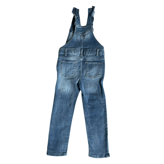 Girls gap blue overalls size 4