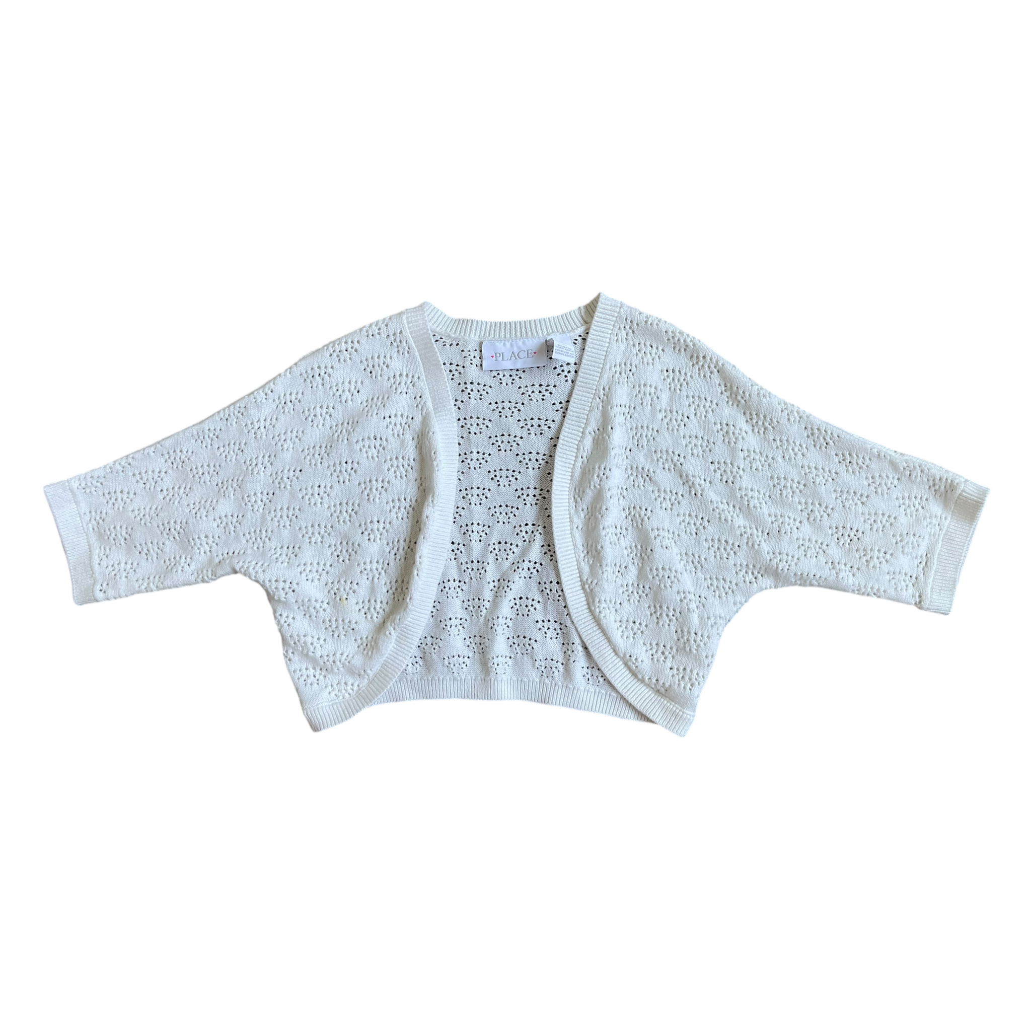 Girls white Sweatshirt from Place for 7 months