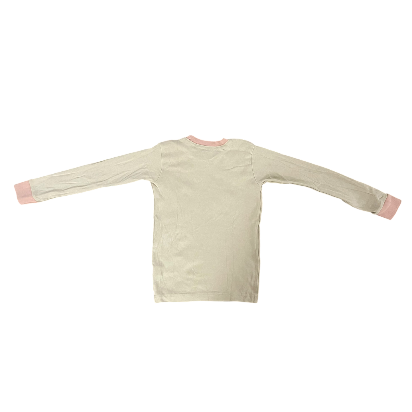 Girls lazy one pink & creamy Sweatshirt size 10