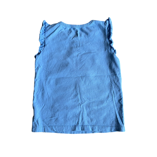 Girls bluey blue T-shirt size 4